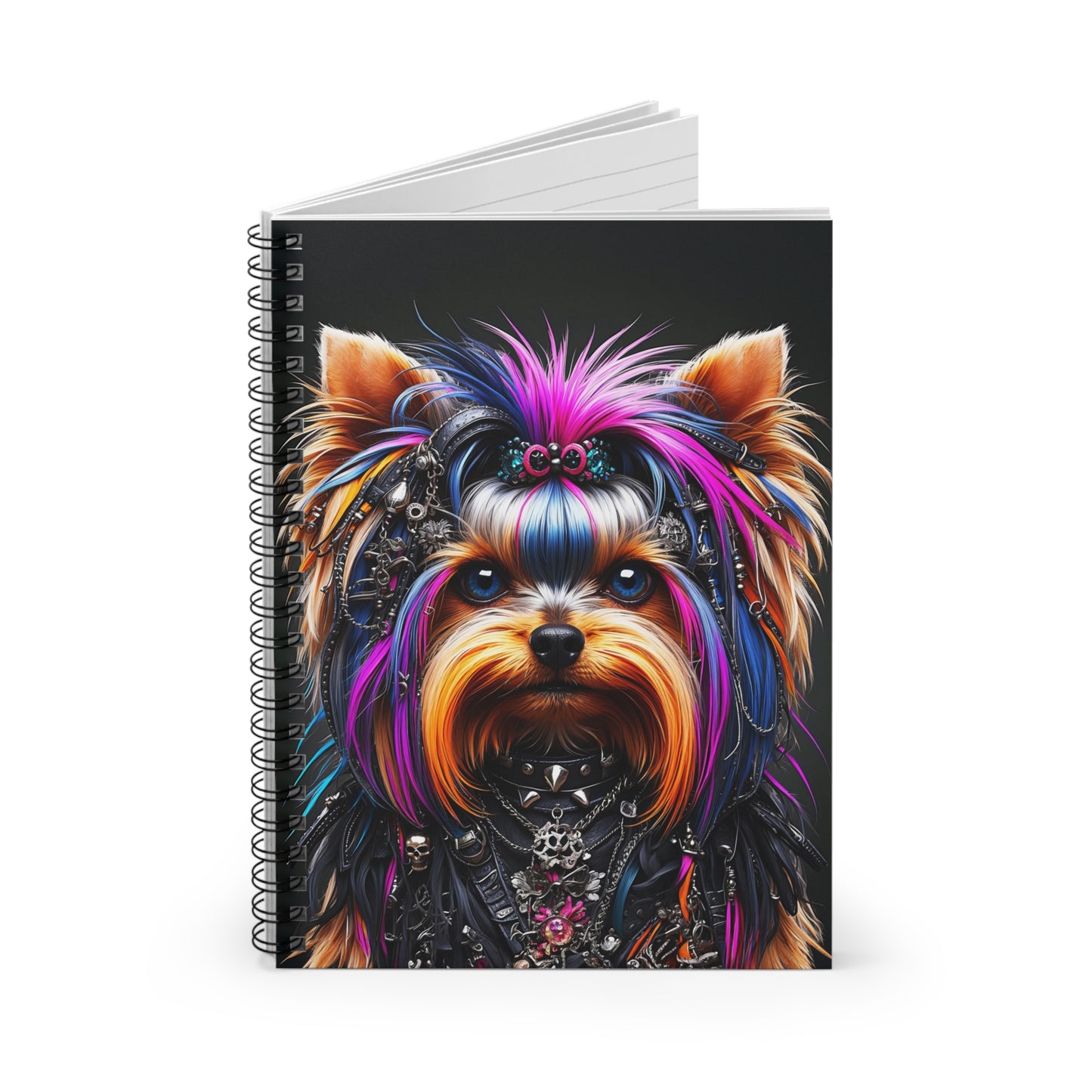 Rebel with a Paw Spiral Notebook - Ruled Line