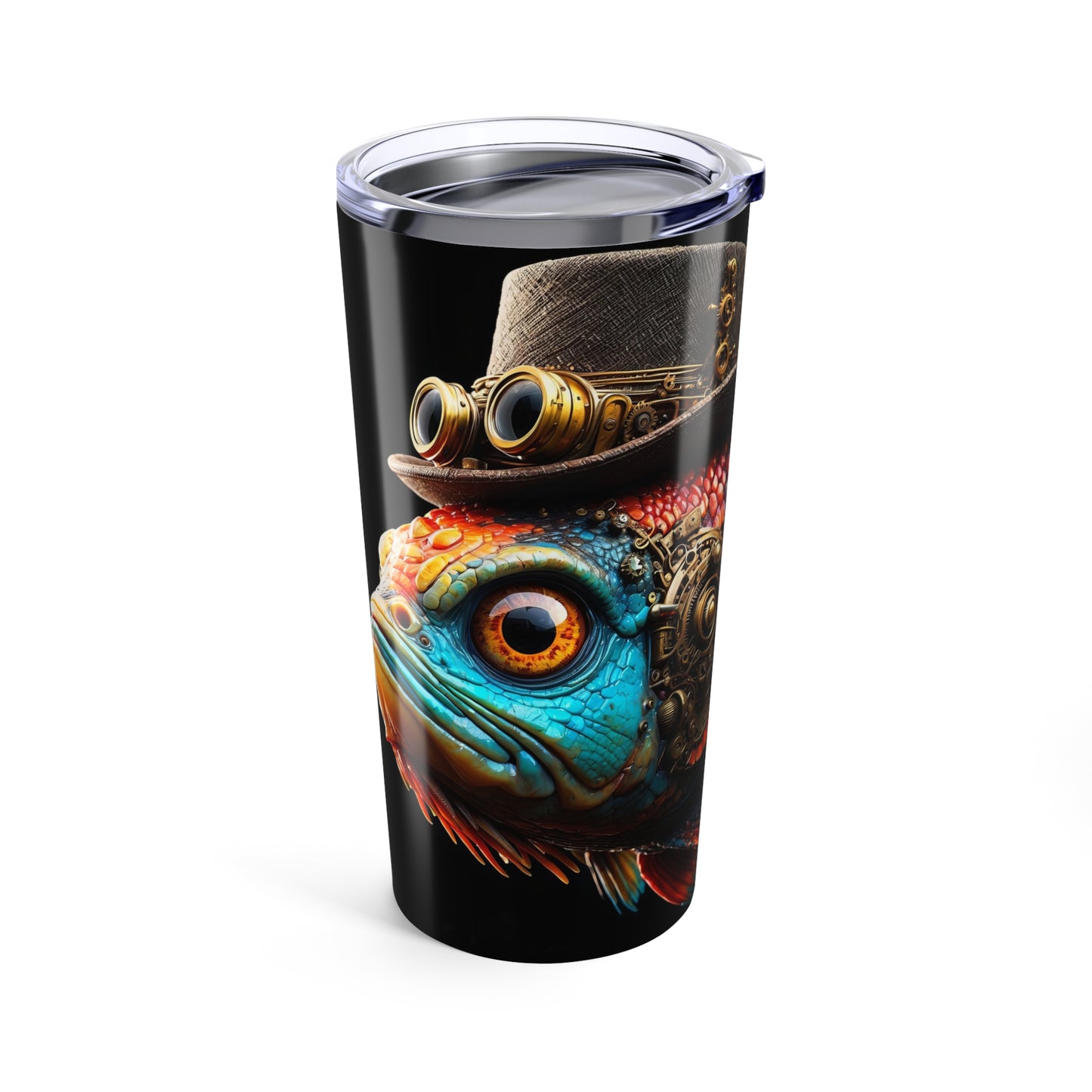 Steampunk Cichlid Tumbler 20oz