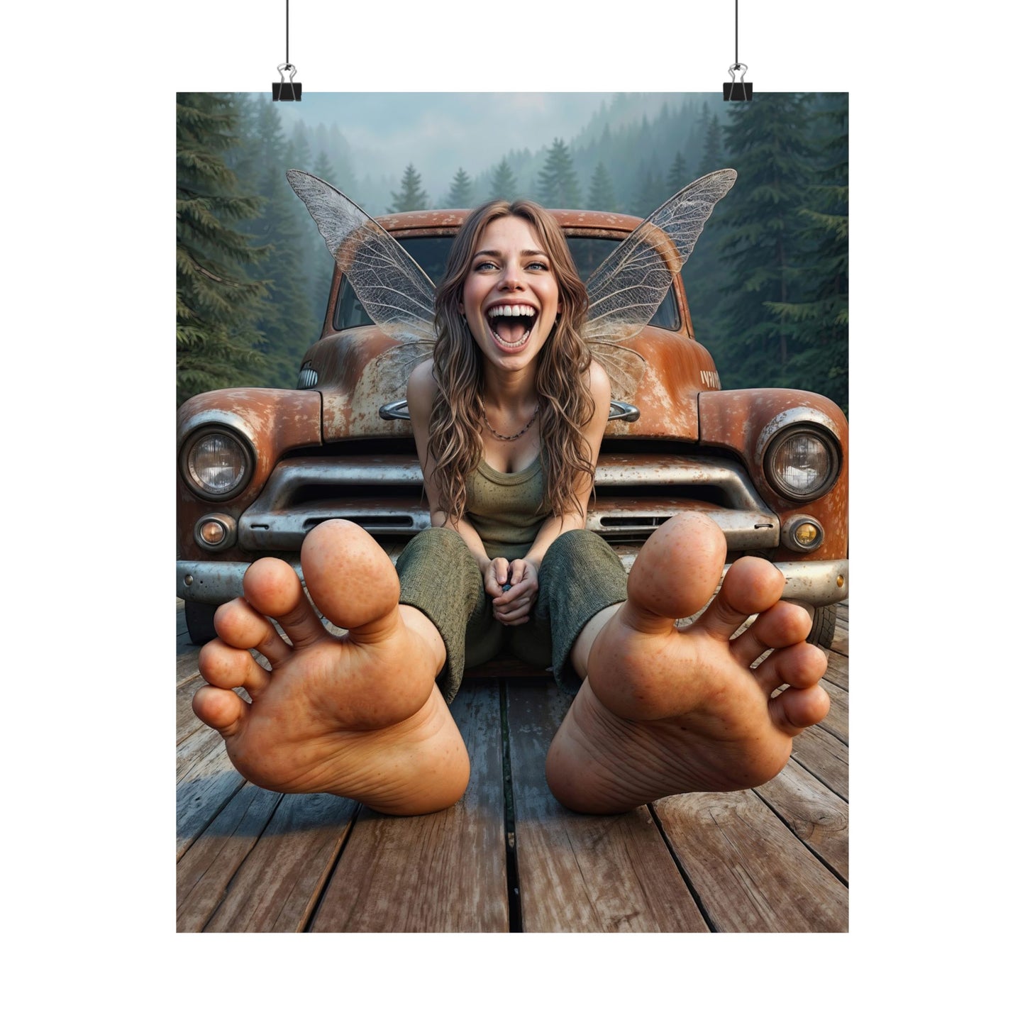 The Fairy with Big Dreams Matte Vertical Posters