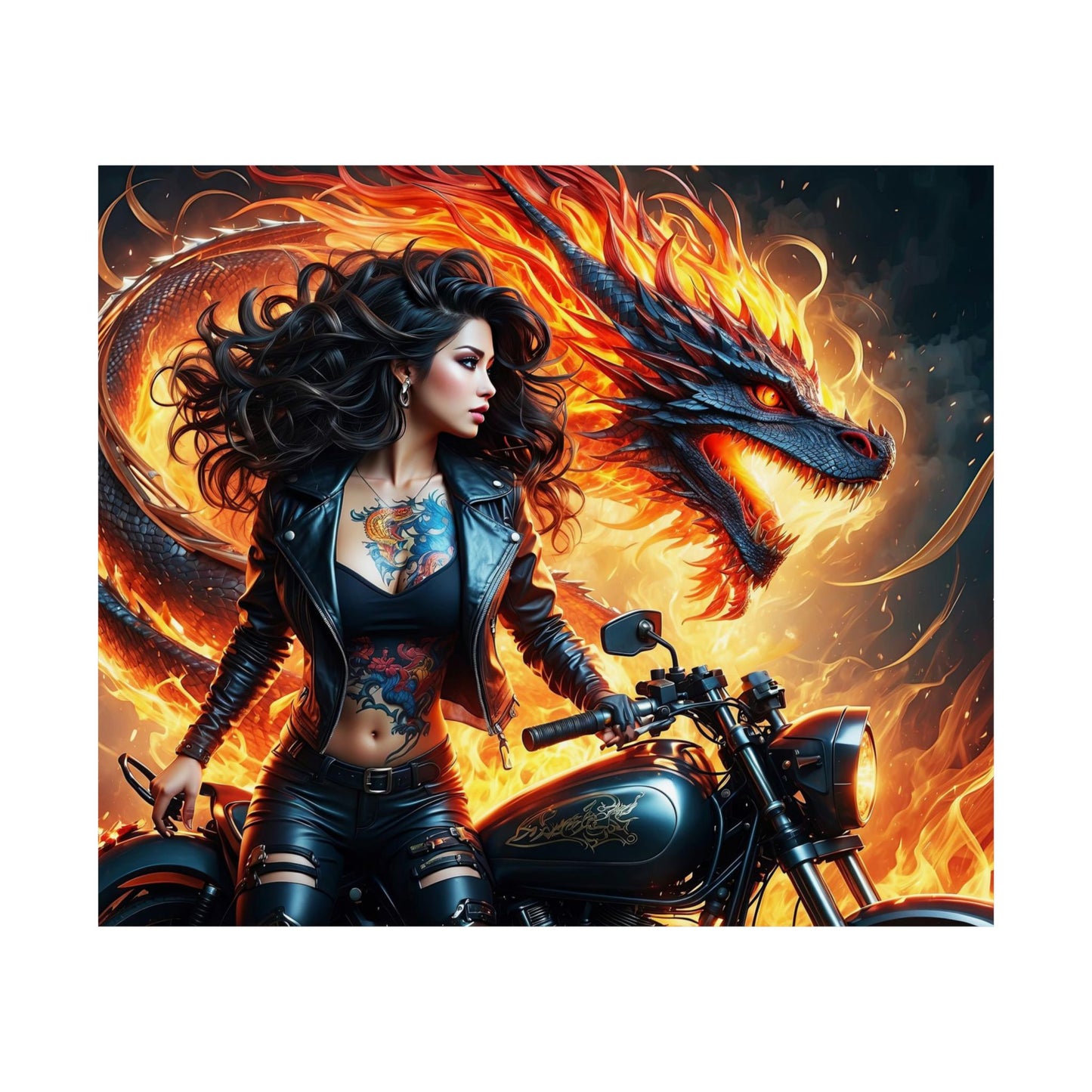 Flames of Destiny Matte Horizontal Posters