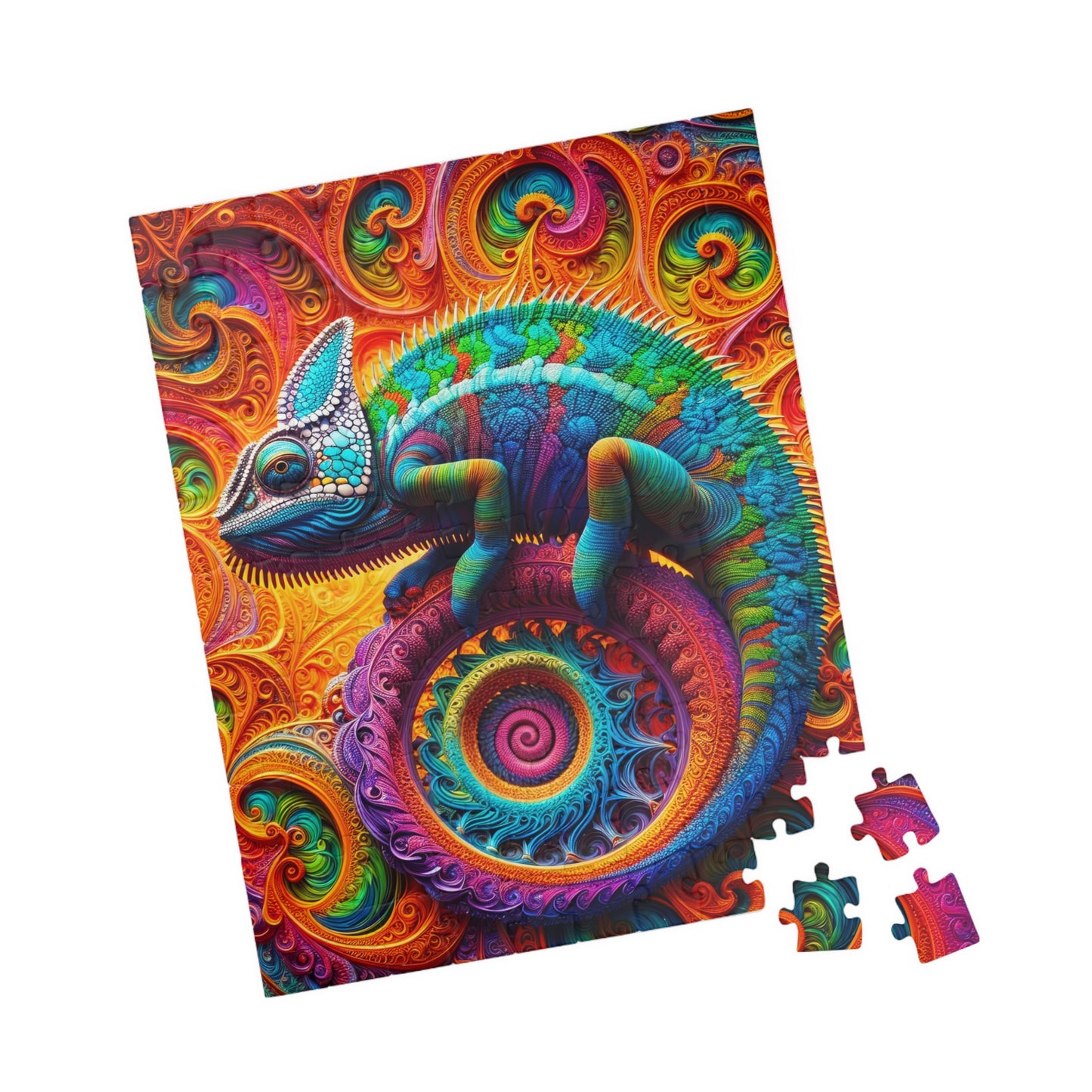 Fractal Guardian Puzzle (110, 252, 520, 1014-piece)