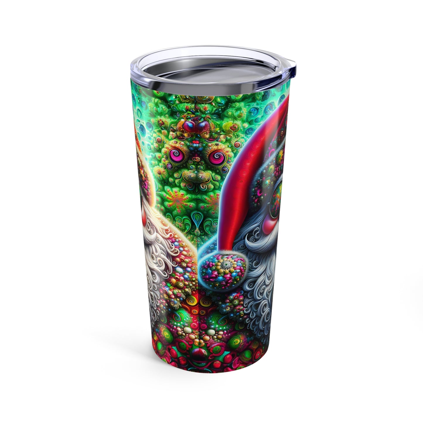 Psychedelic Santa's Peaceful Revelry Tumbler 20oz