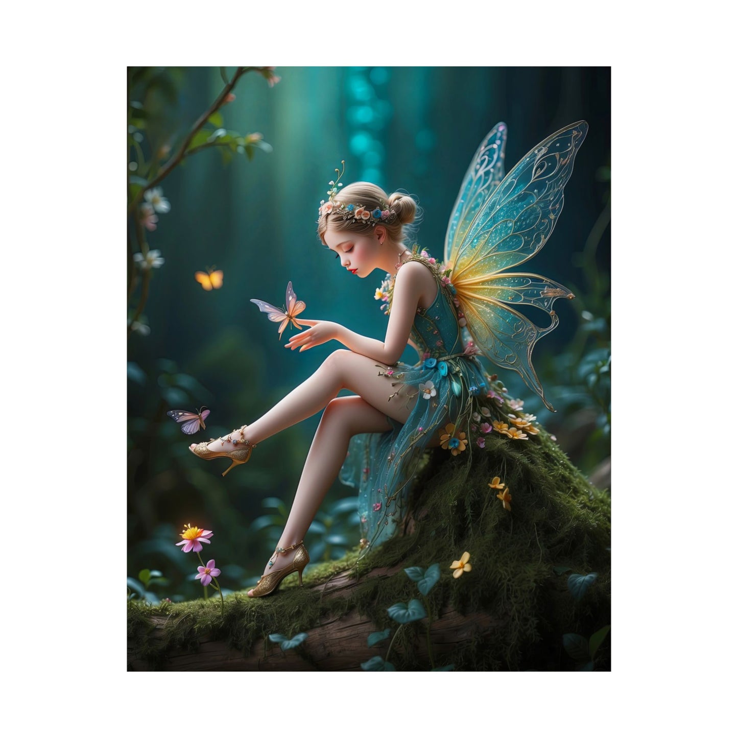 Whispers of the Enchanted Glen Matte Vertical Posters