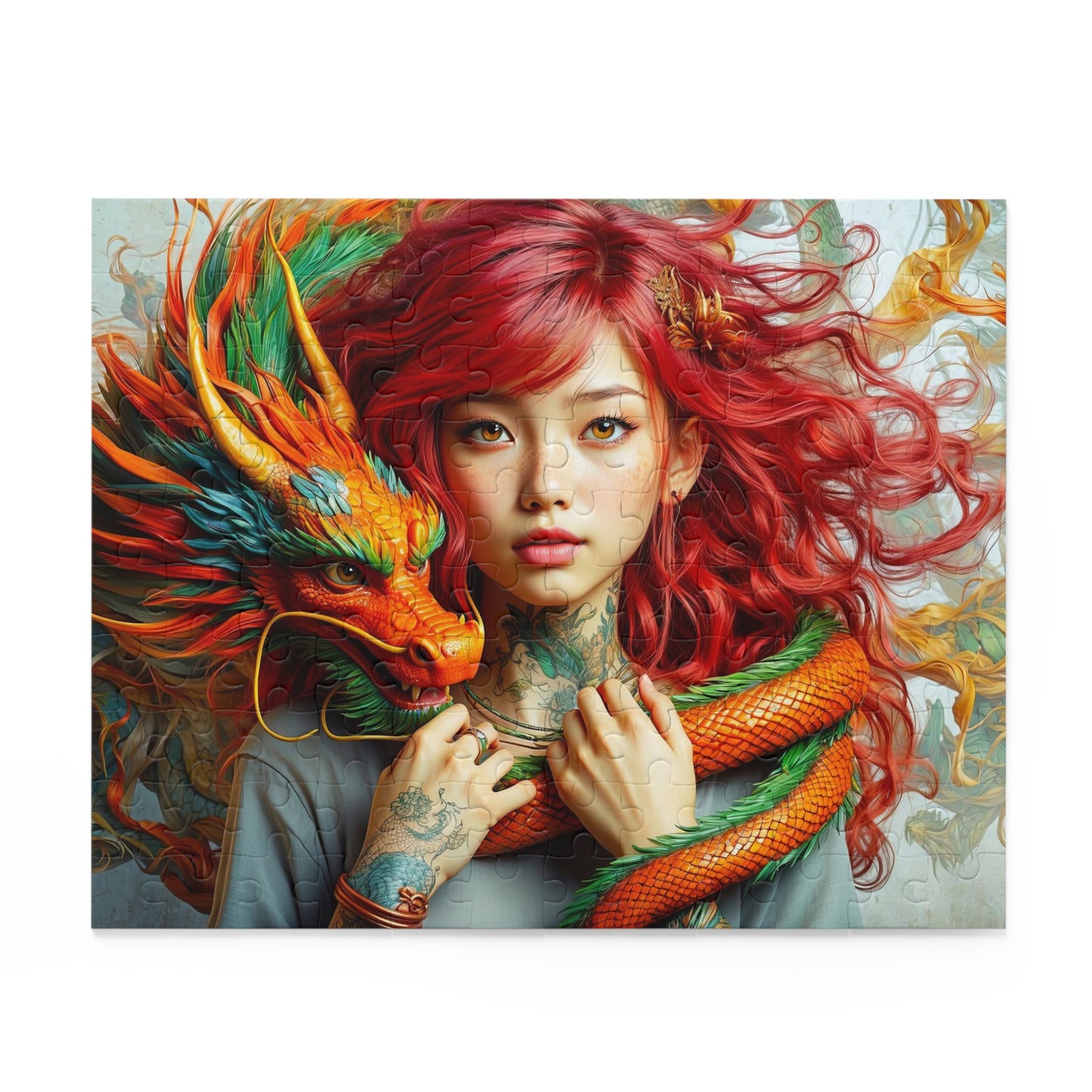 The Dragon's Muse Puzzle (120, 252, 500-Piece)