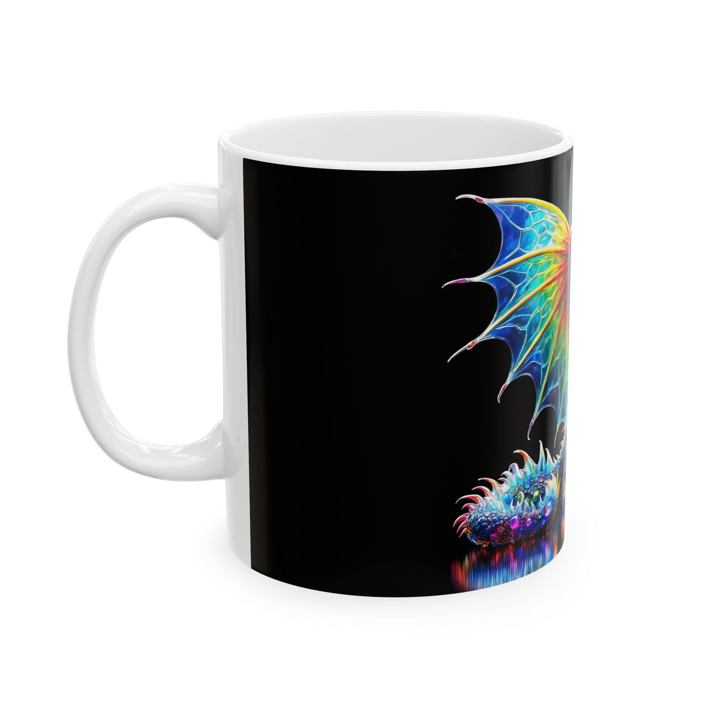 Enchanting Dragonscape Ceramic Mug 11oz