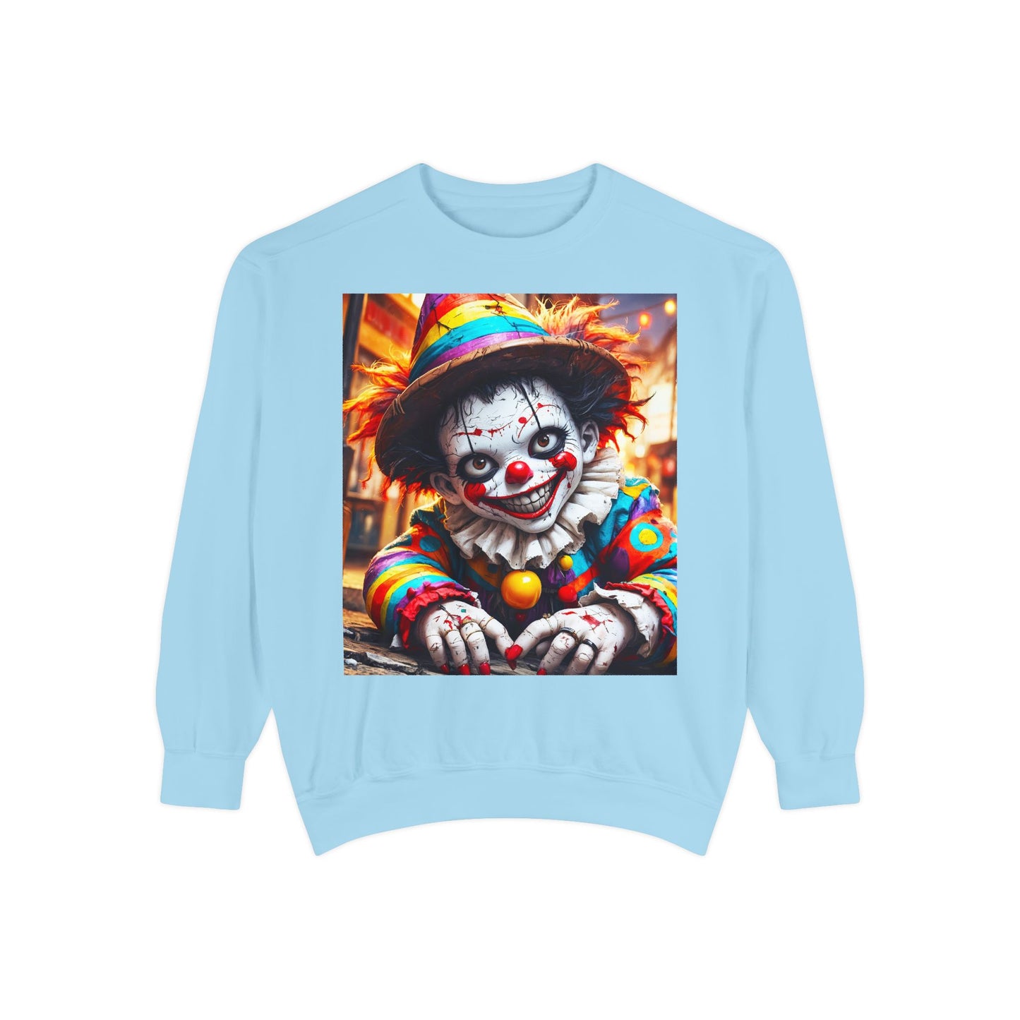 Grim Grins Unisex Garment-Dyed Sweatshirt