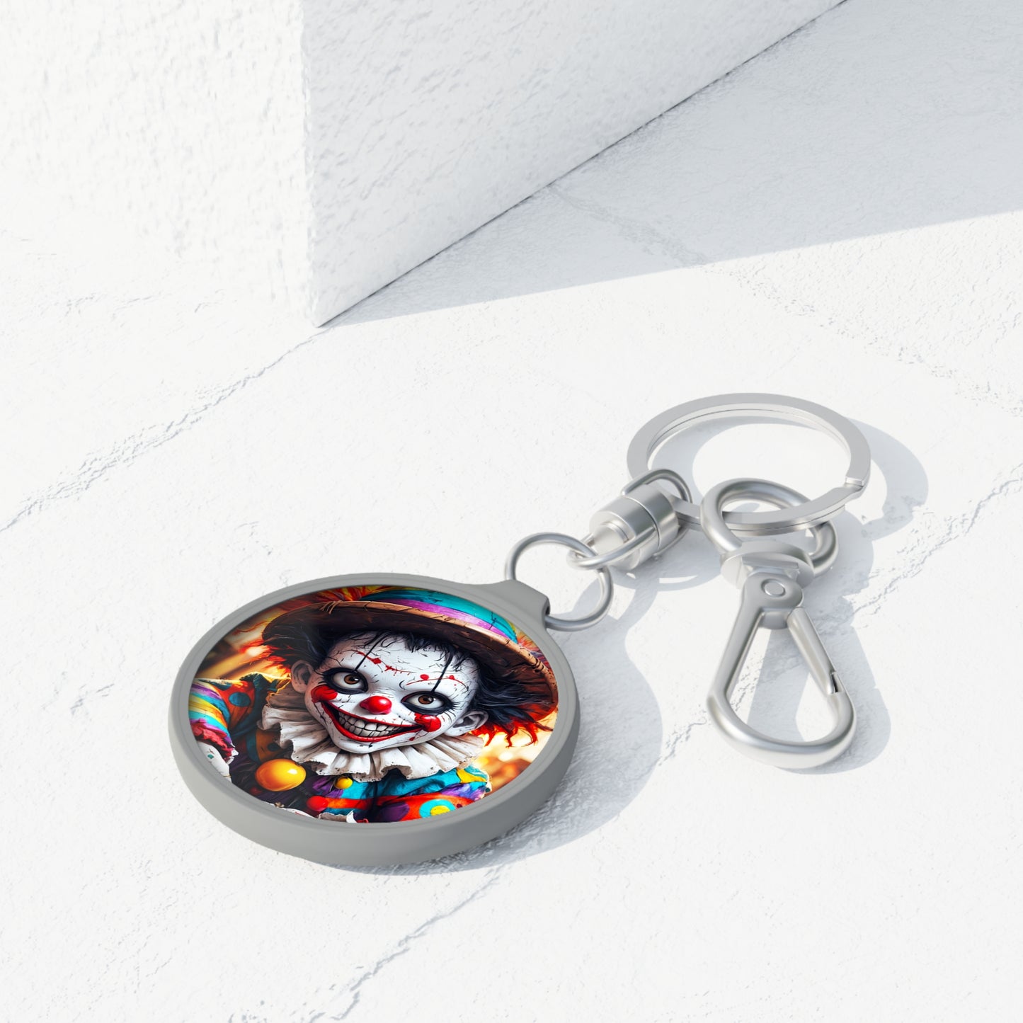 Grim Grins Keyring Tag