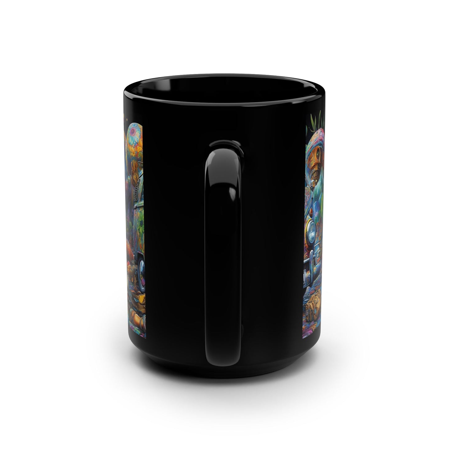 Harmony's Midnight Muse: A 15oz Mug of Psychedelic Bliss