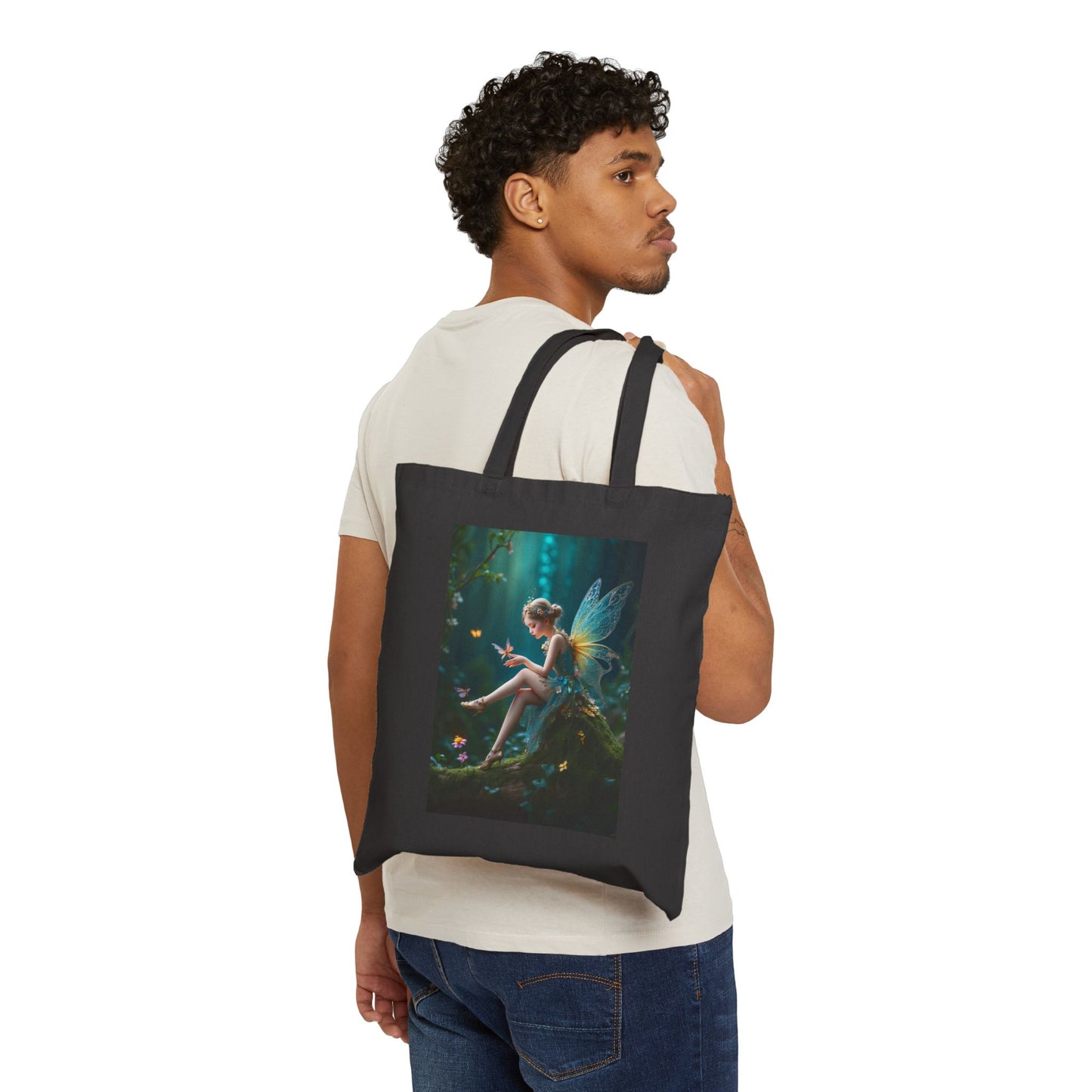 Whispers of the Enchanted Glen Cotton Canvas Tote Bag