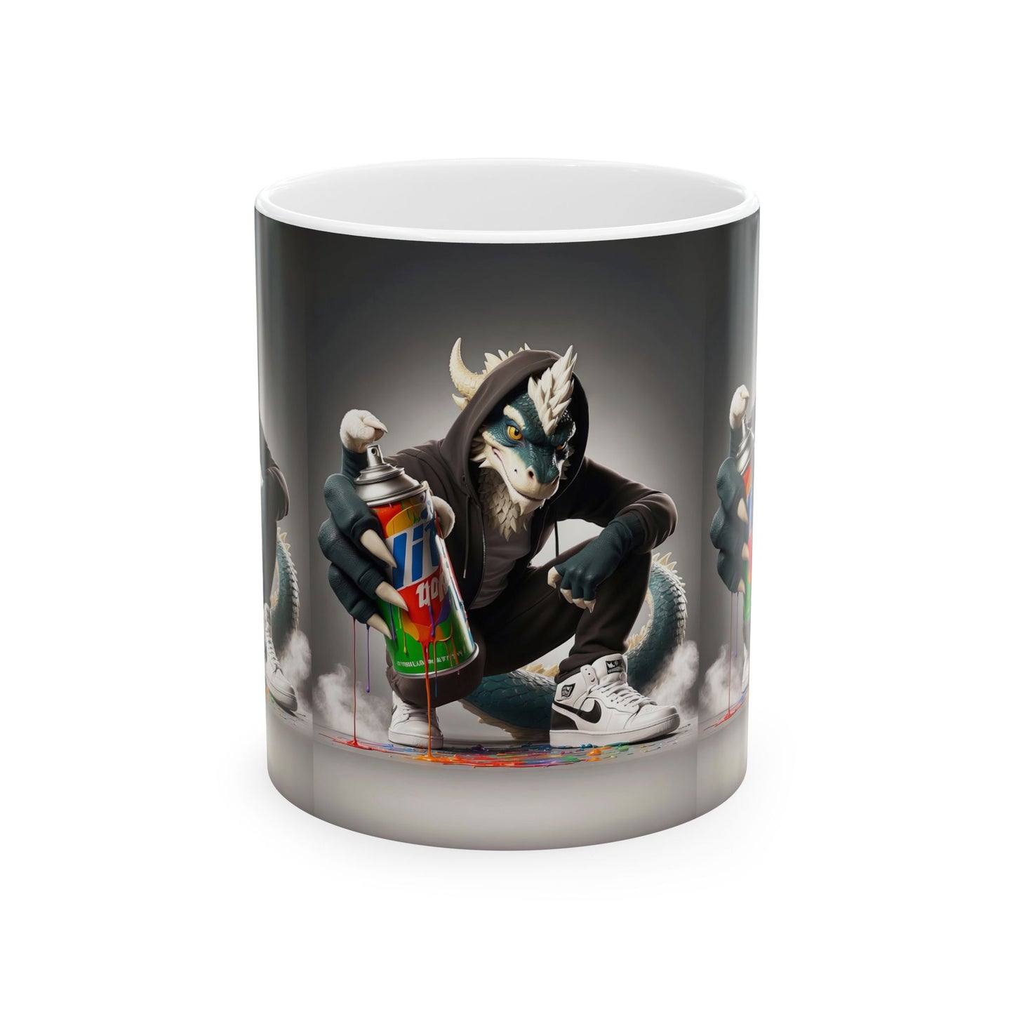 The Dragon's Canvas Ceramic Mug, 11oz