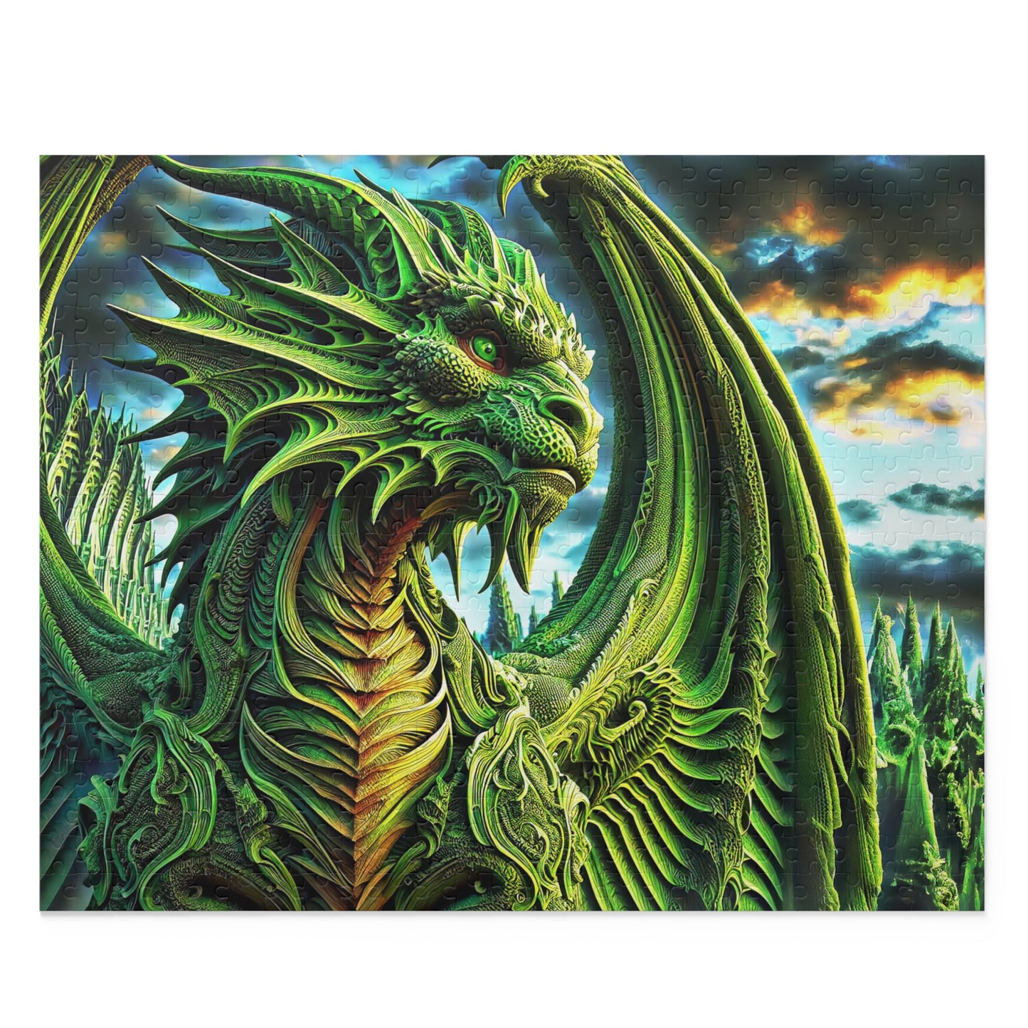 The Living Gargoyle of Enchanted Realms Puzzle (120, 252, 500-Piece)