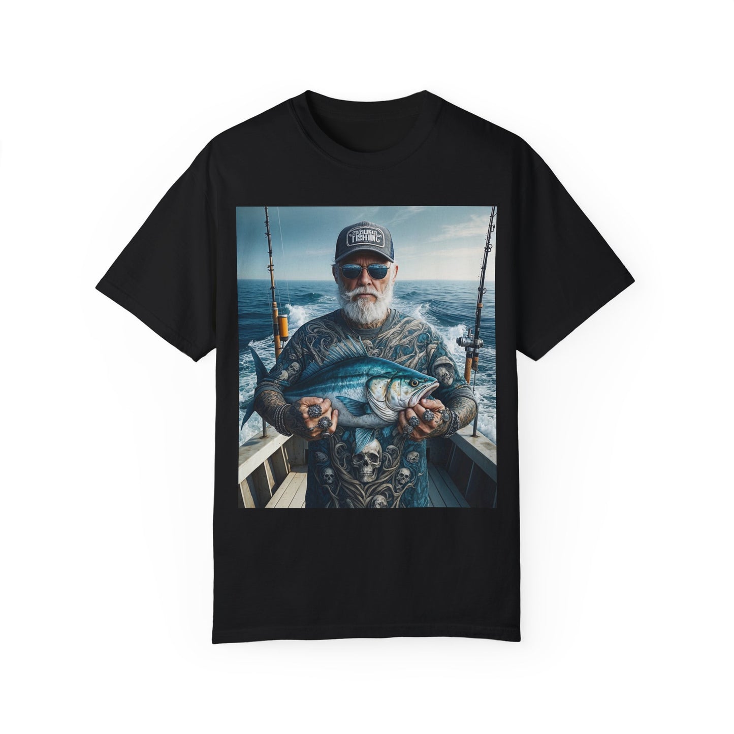 Unisex Garment-Dyed T-shirt: Embrace the Spirit of the Sea