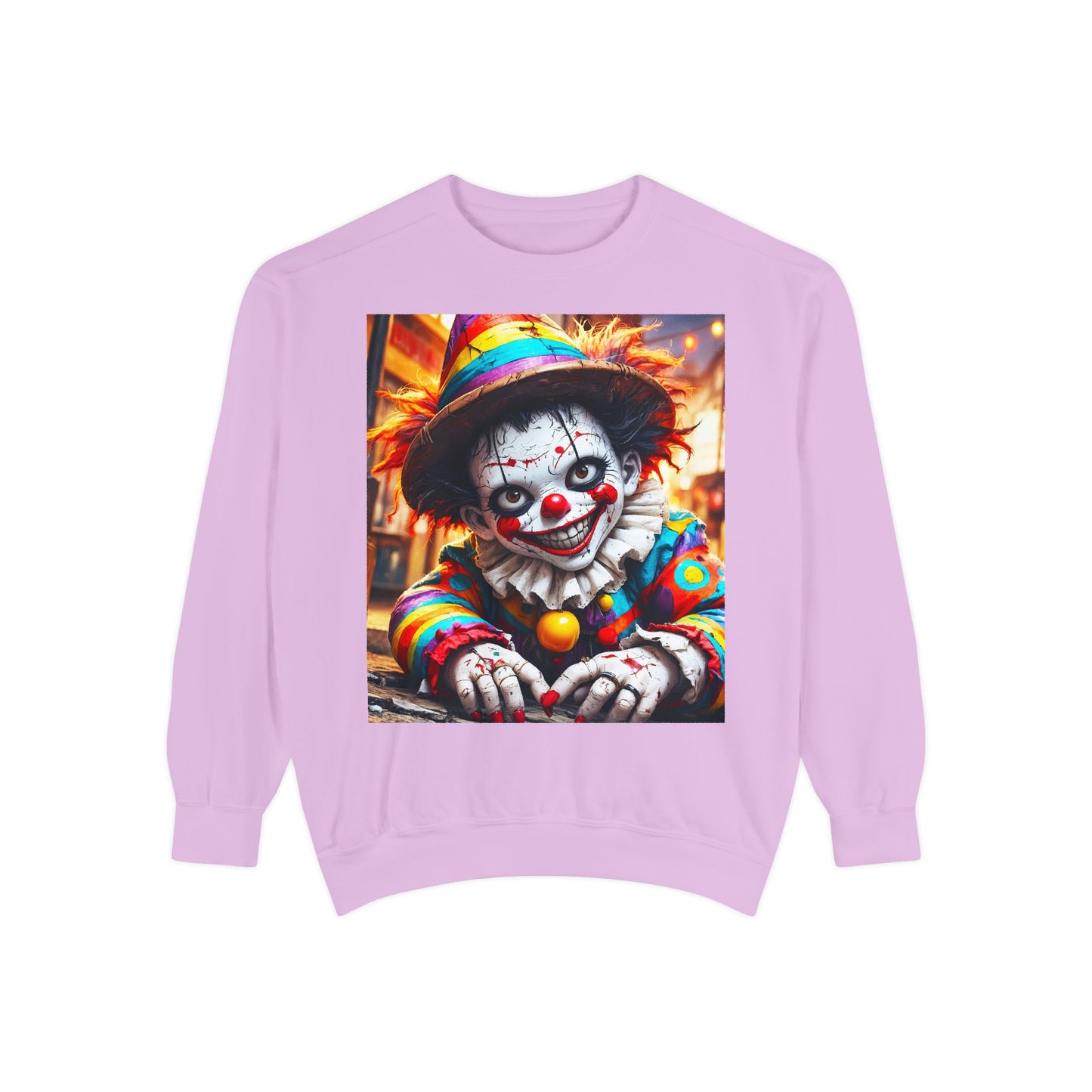 Grim Grins Unisex Garment-Dyed Sweatshirt