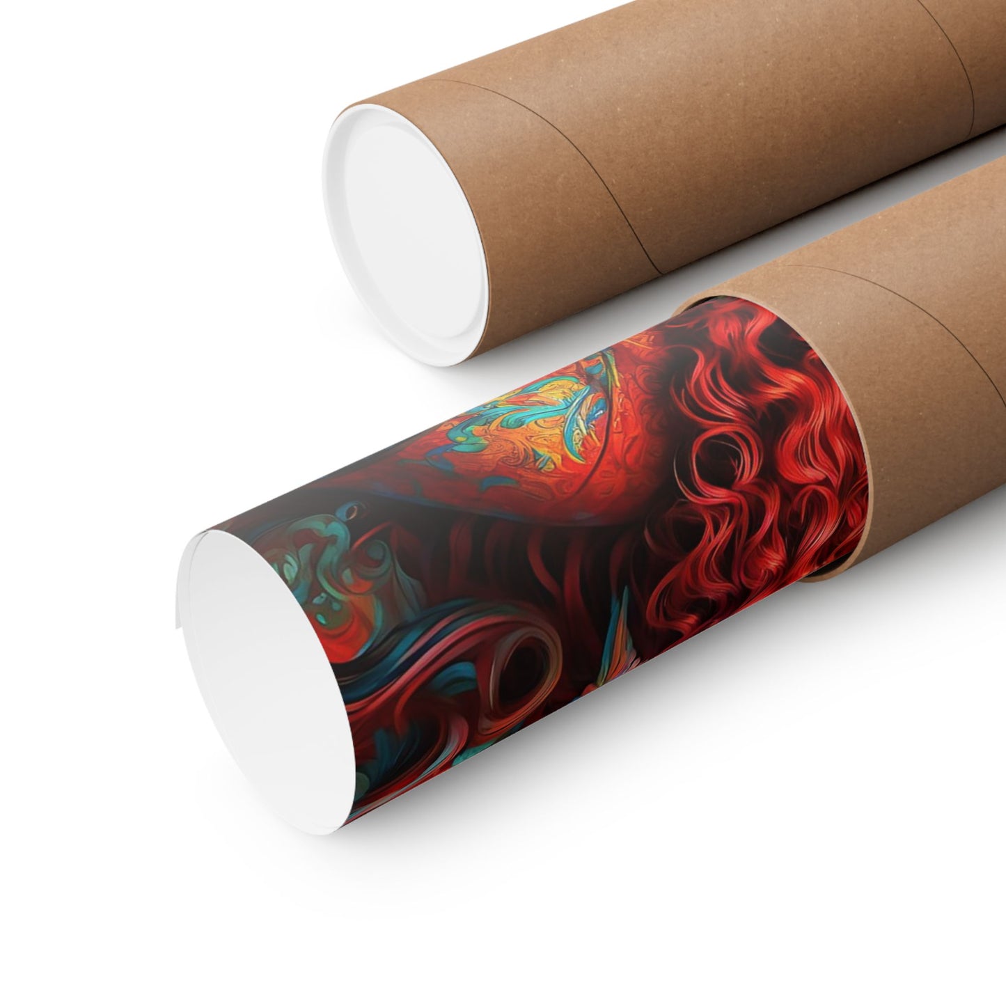 Ephemeral Elegance Dragon's Embrace Matte Horizontal Posters