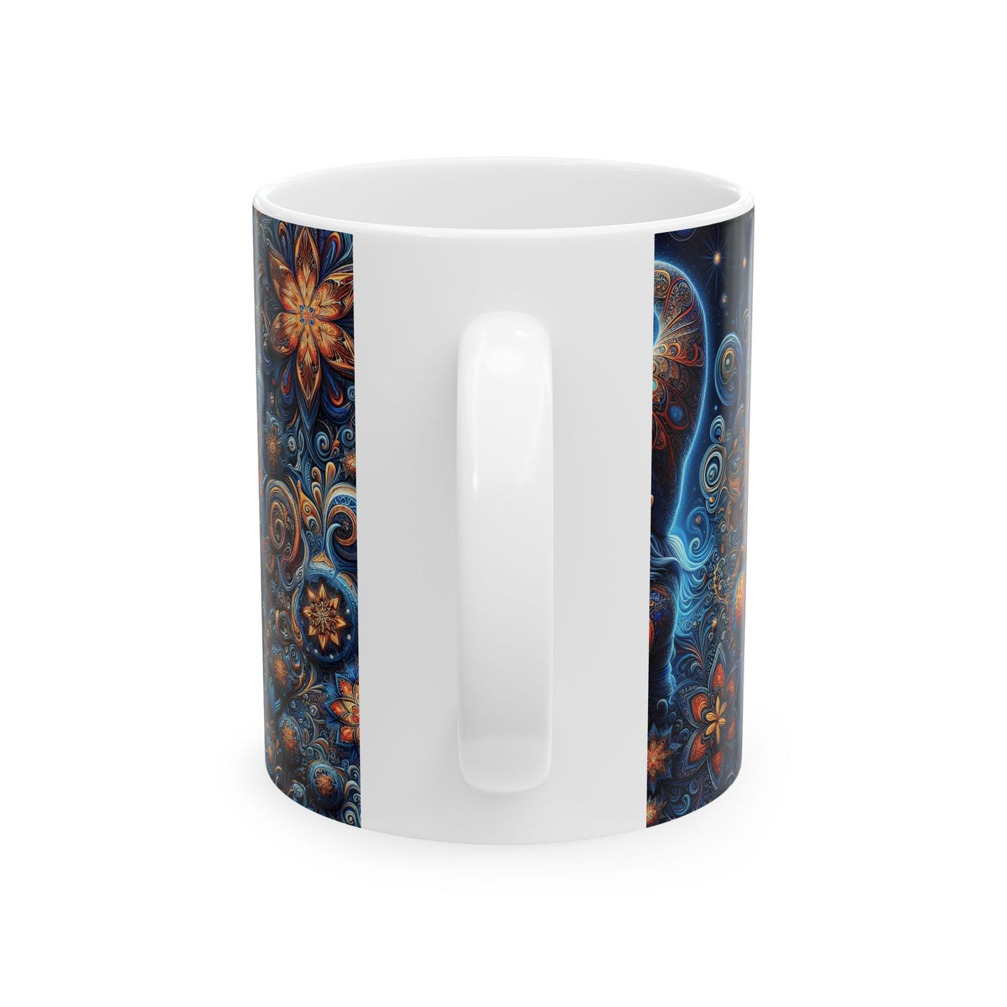 Zephyr Twizzletoe in the Fractal Galaxy Ceramic Mug 11oz