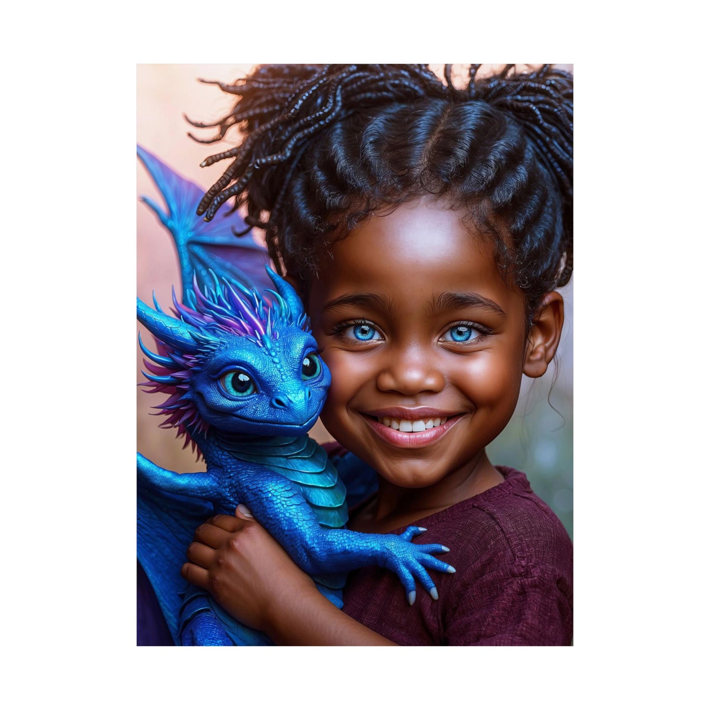 Whispers of Draconic Bonds Matte Vertical Posters