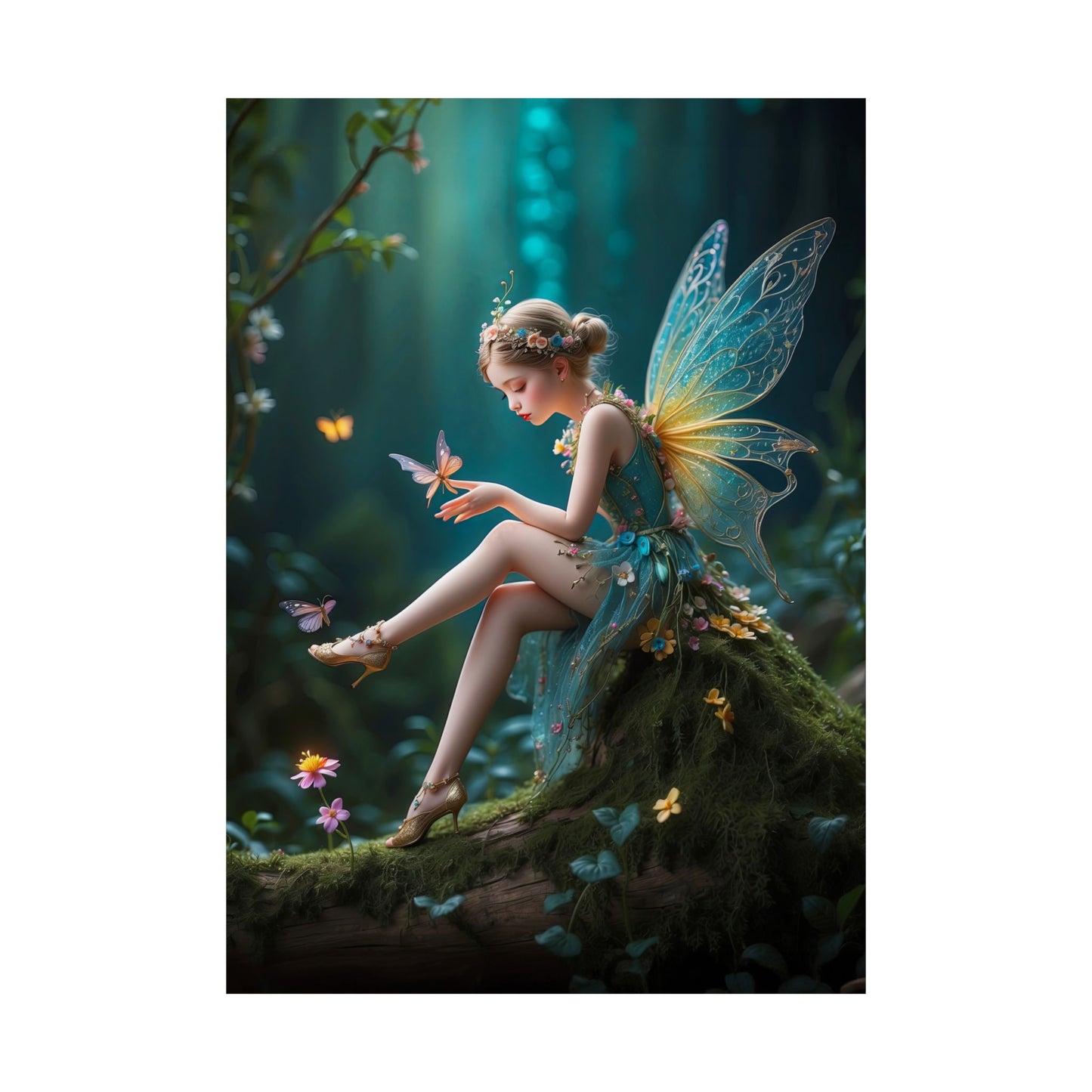 Whispers of the Enchanted Glen Matte Vertical Posters