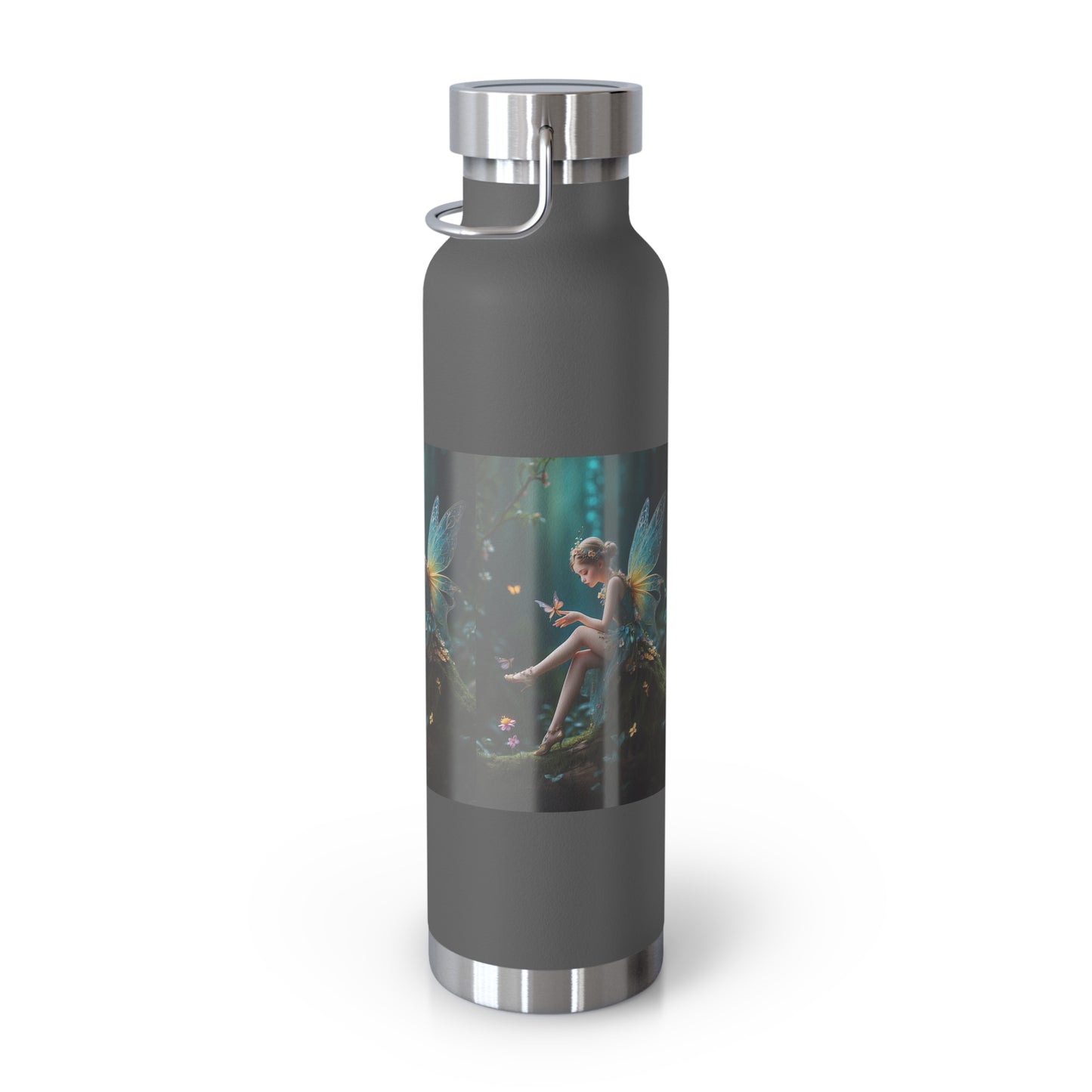 Whispers of the Enchanted Glen Copper Vacuum Insulated Bottle, 22oz