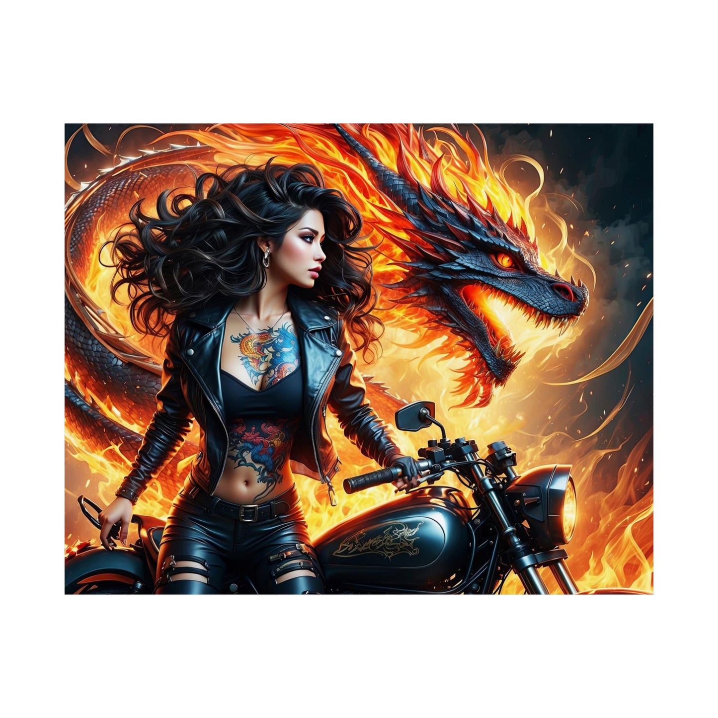 Flames of Destiny Matte Horizontal Posters