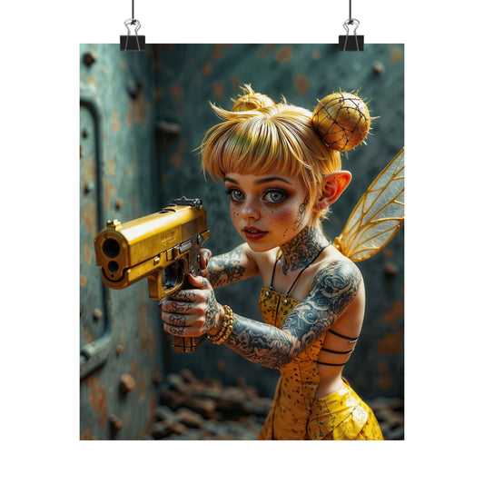 The Ironbound Pixie: Shadows of Rusted Realms Satin Posters (210gsm)