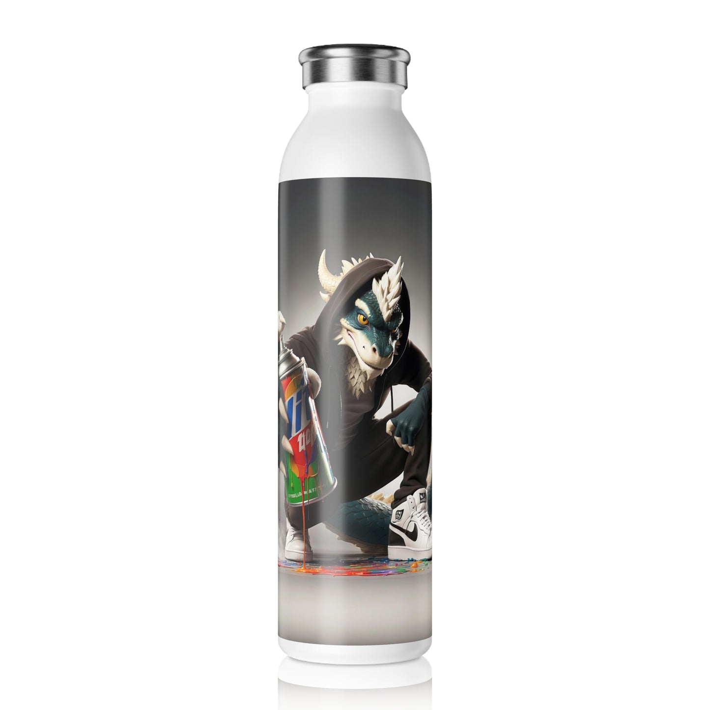 The Dragon's Canvas Slim Water Bottle