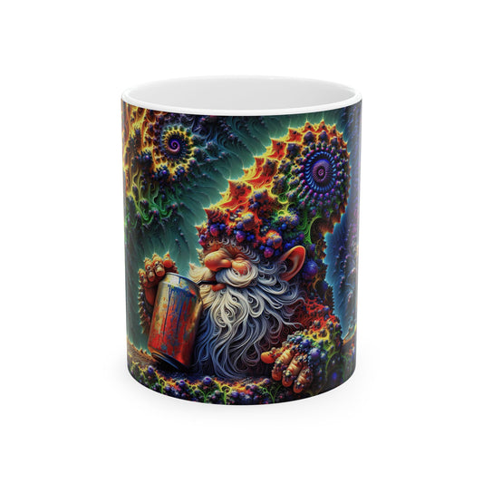 Enchanted Gnome Delight Ceramic Mug 11oz