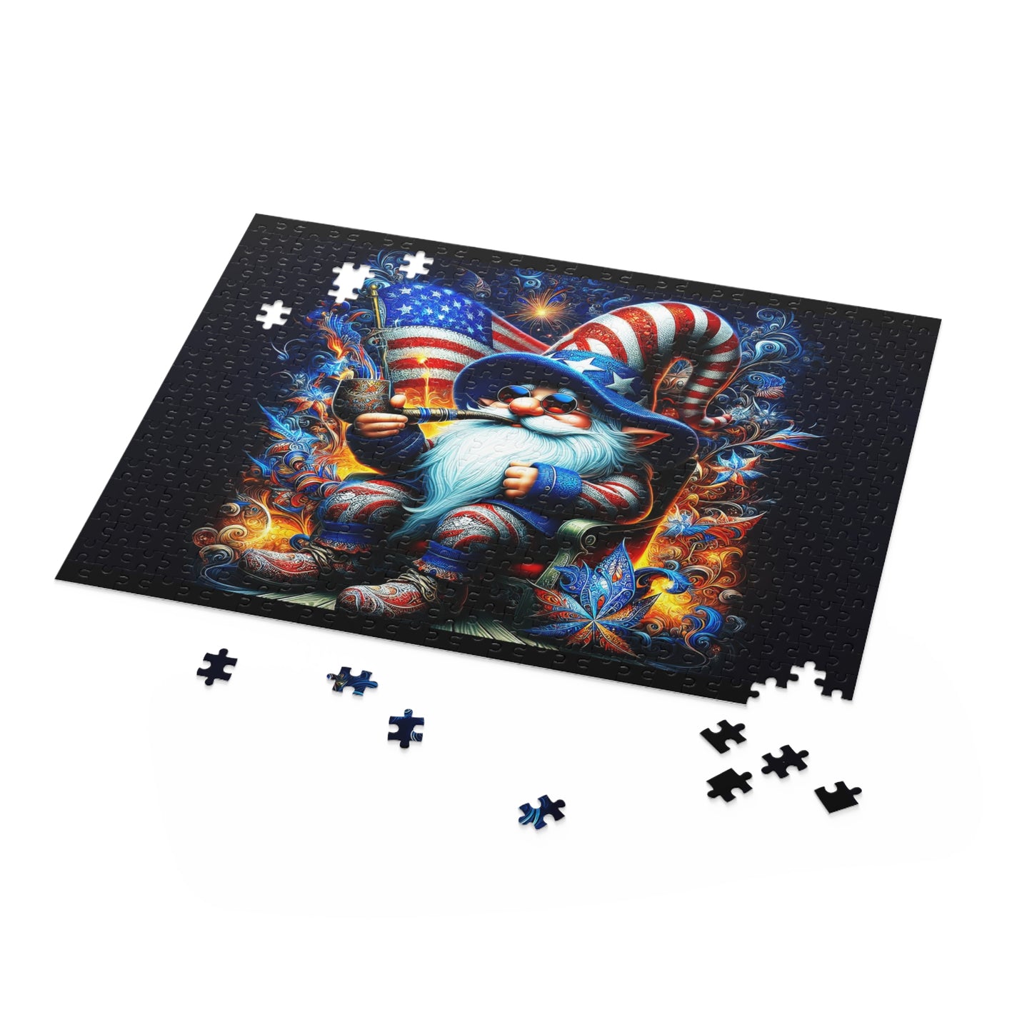 Patriotic Gnome Puzzle (120, 252, 500-Piece)