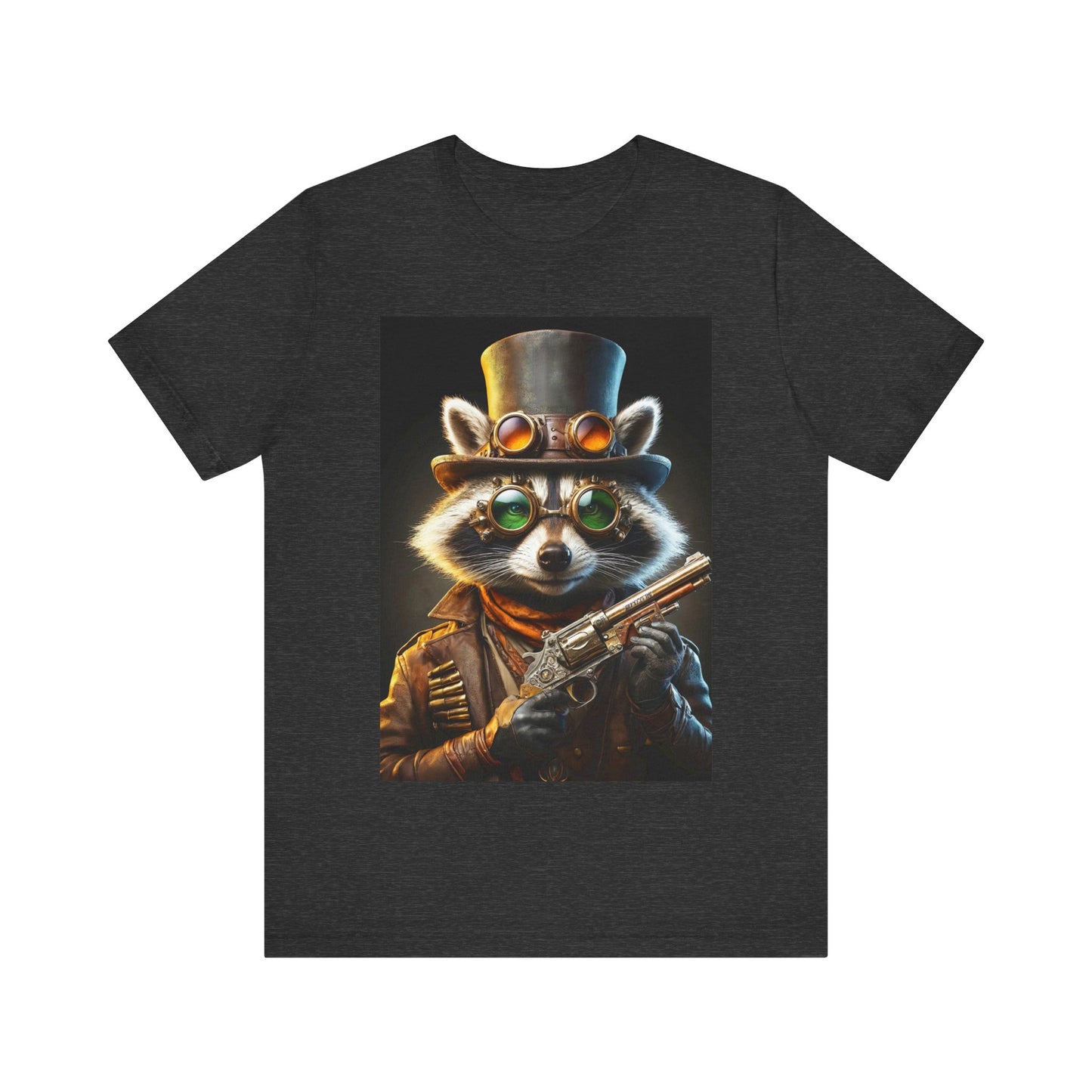 Steam Raccoon Unisex Jersey Short Sleeve Tee