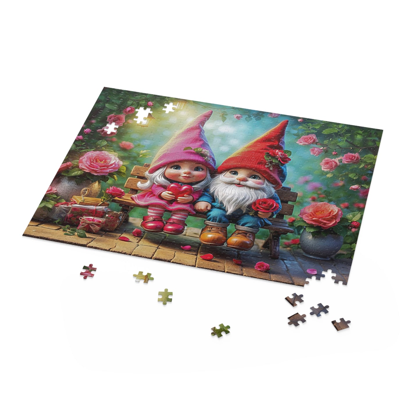 Piece Together the Whimsy Garden of Enchantment Puzzle (120, 252, 500-Piece)