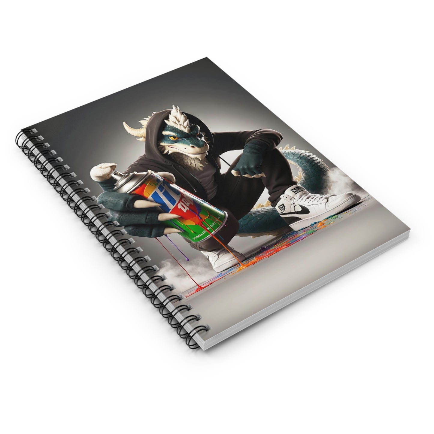 The Dragon's Canvas Spiral Notebook - Ruled Line