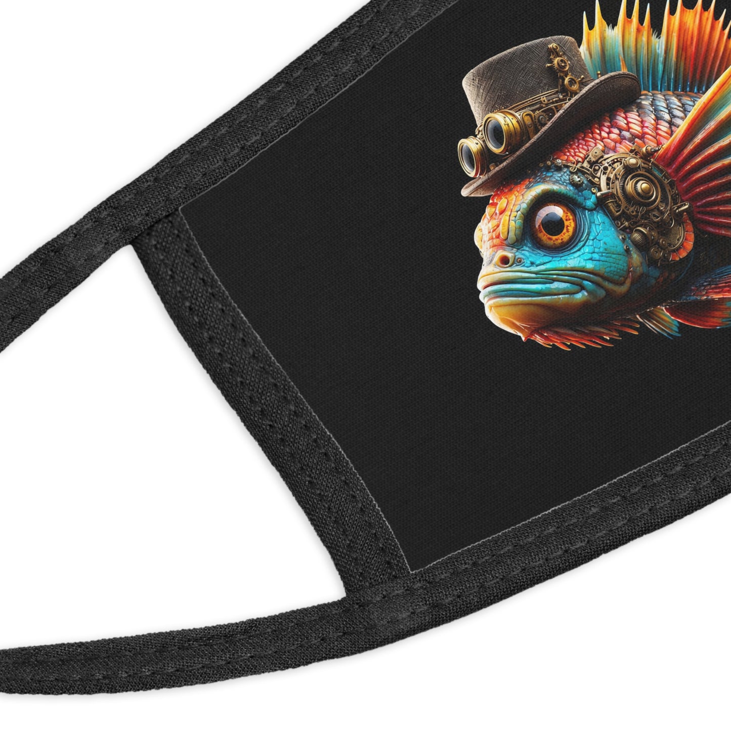 Steampunk Cichlid Kid's Face Mask