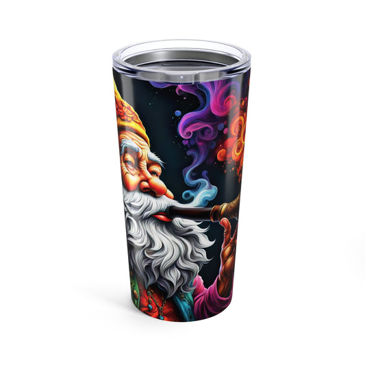 Whispers of Enchantment: The Gnome's Kaleidoscopic Reverie Tumbler 20oz