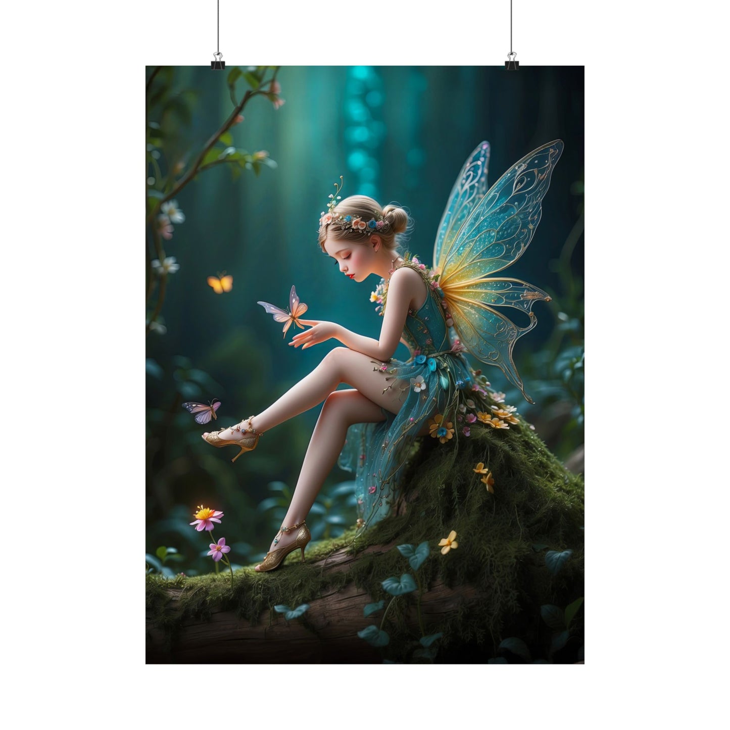 Whispers of the Enchanted Glen Matte Vertical Posters