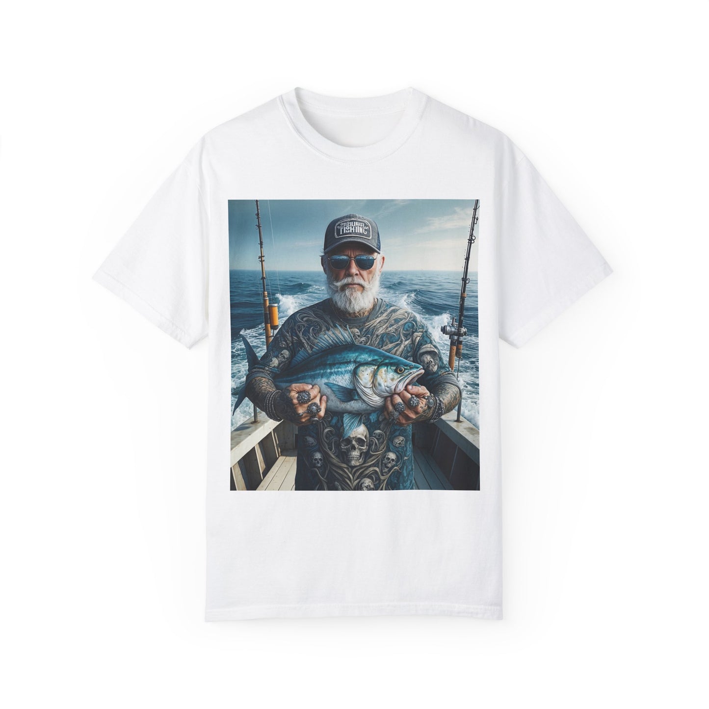 Unisex Garment-Dyed T-shirt: Embrace the Spirit of the Sea