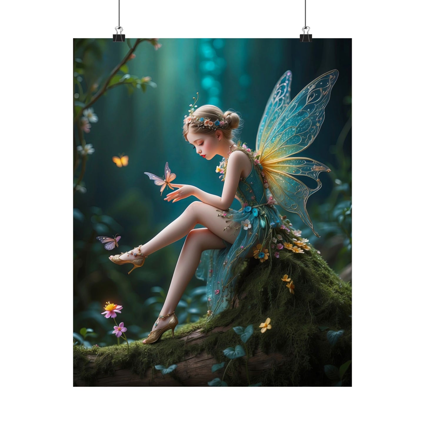 Whispers of the Enchanted Glen Matte Vertical Posters