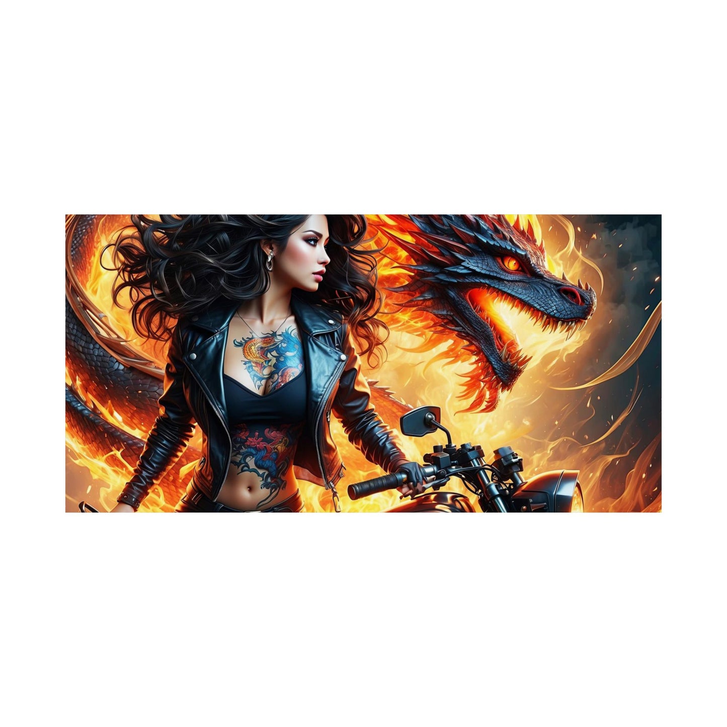 Flames of Destiny Matte Horizontal Posters