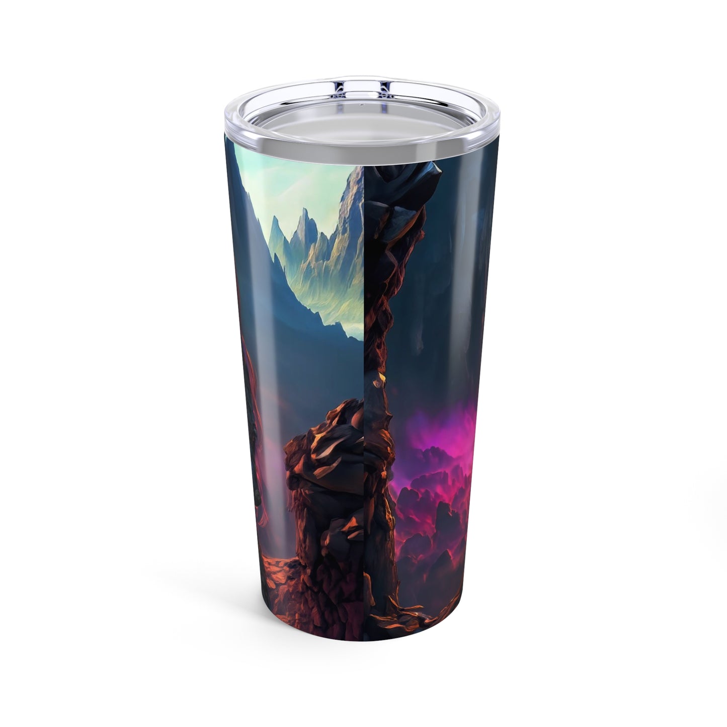 Galactic Elegance: A Cosmic Journey Tumbler 20oz