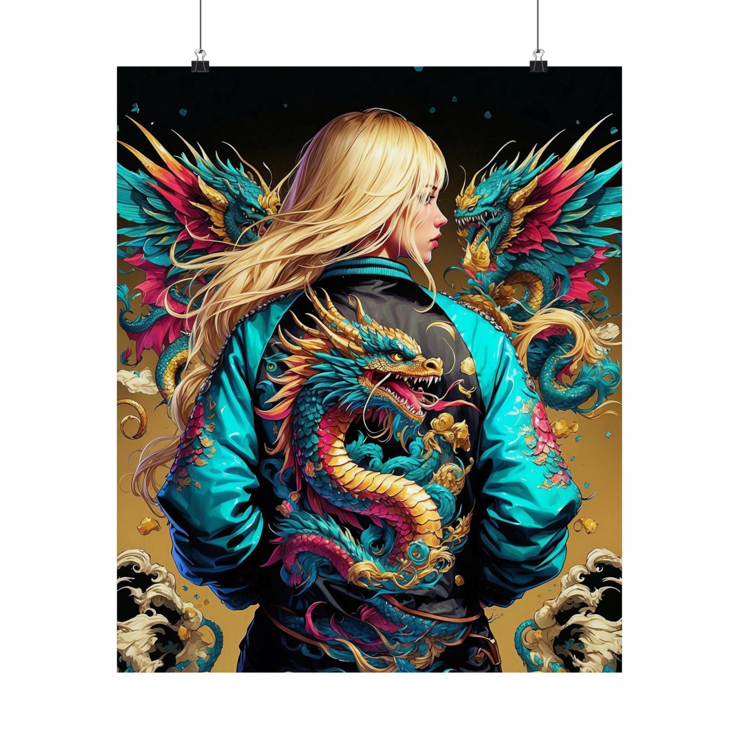 The Dragon's Guardian  Matte Vertical Posters