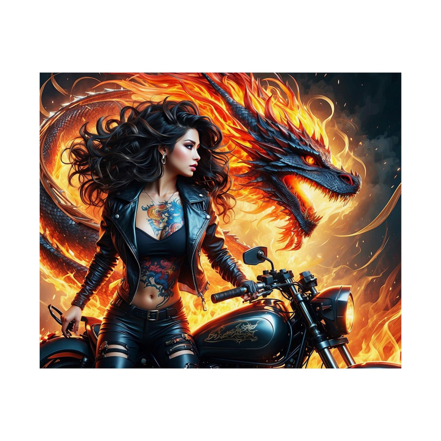 Flames of Destiny Matte Horizontal Posters