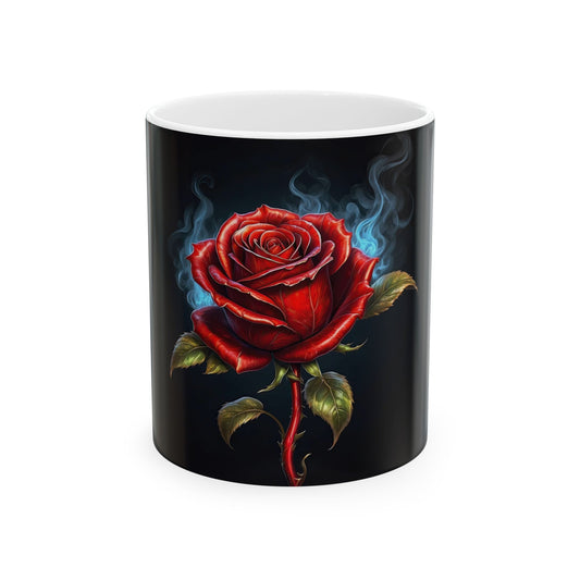 Whispers of Scarlet Enchantment Ceramic Mug 11oz