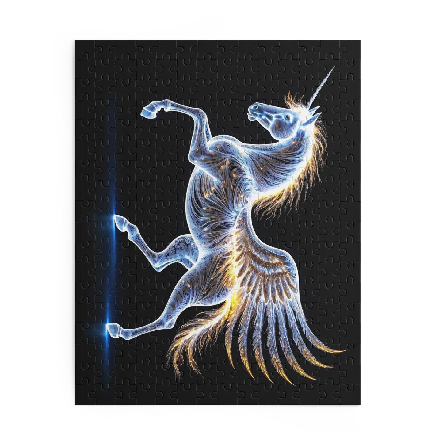 Ethereal Threads Celestial Pegasus Jigsaw Puzzle - Choose Your Challenge (120, 252, 500 Pieces)