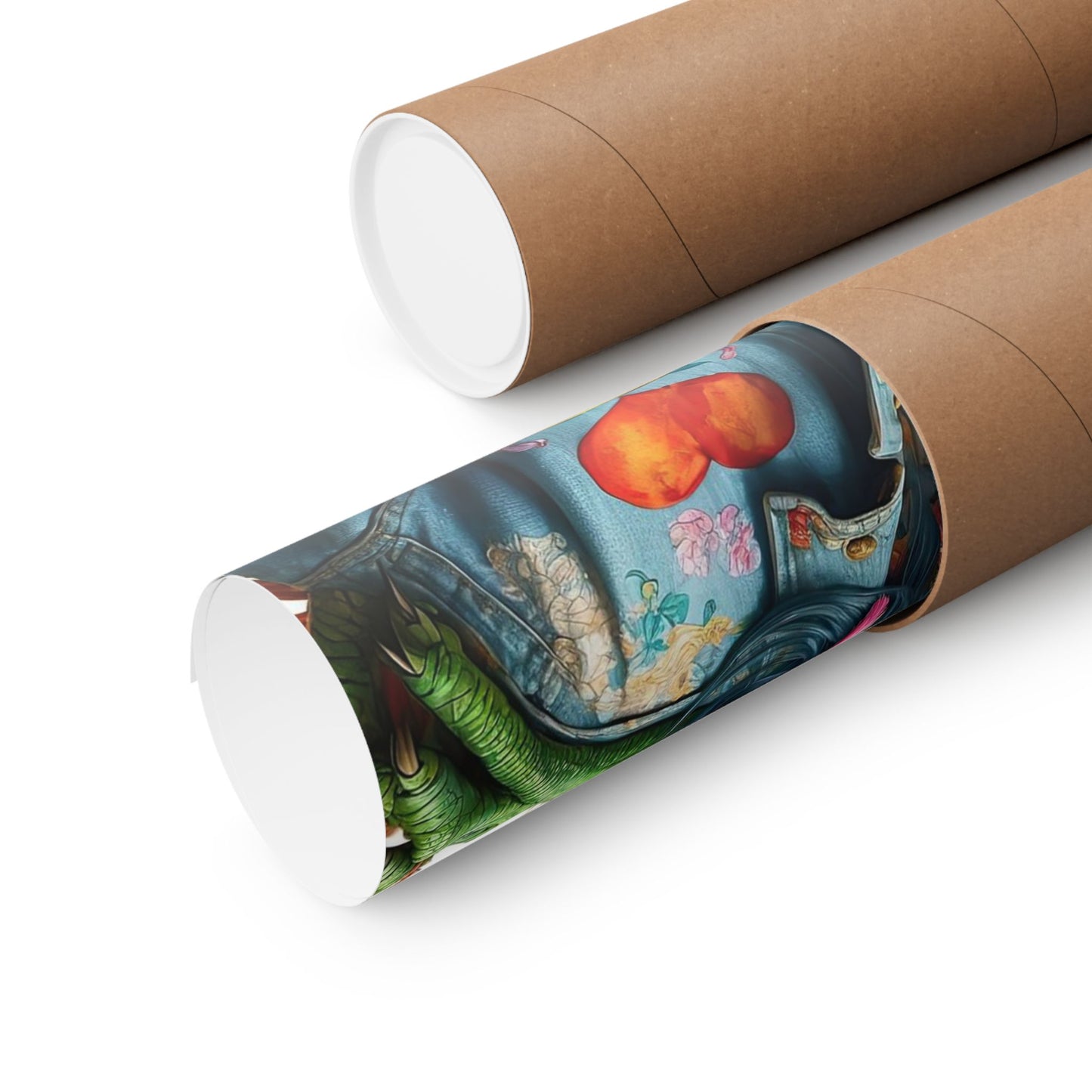 Dragon & Hippie Harmony Matte Vertical Posters