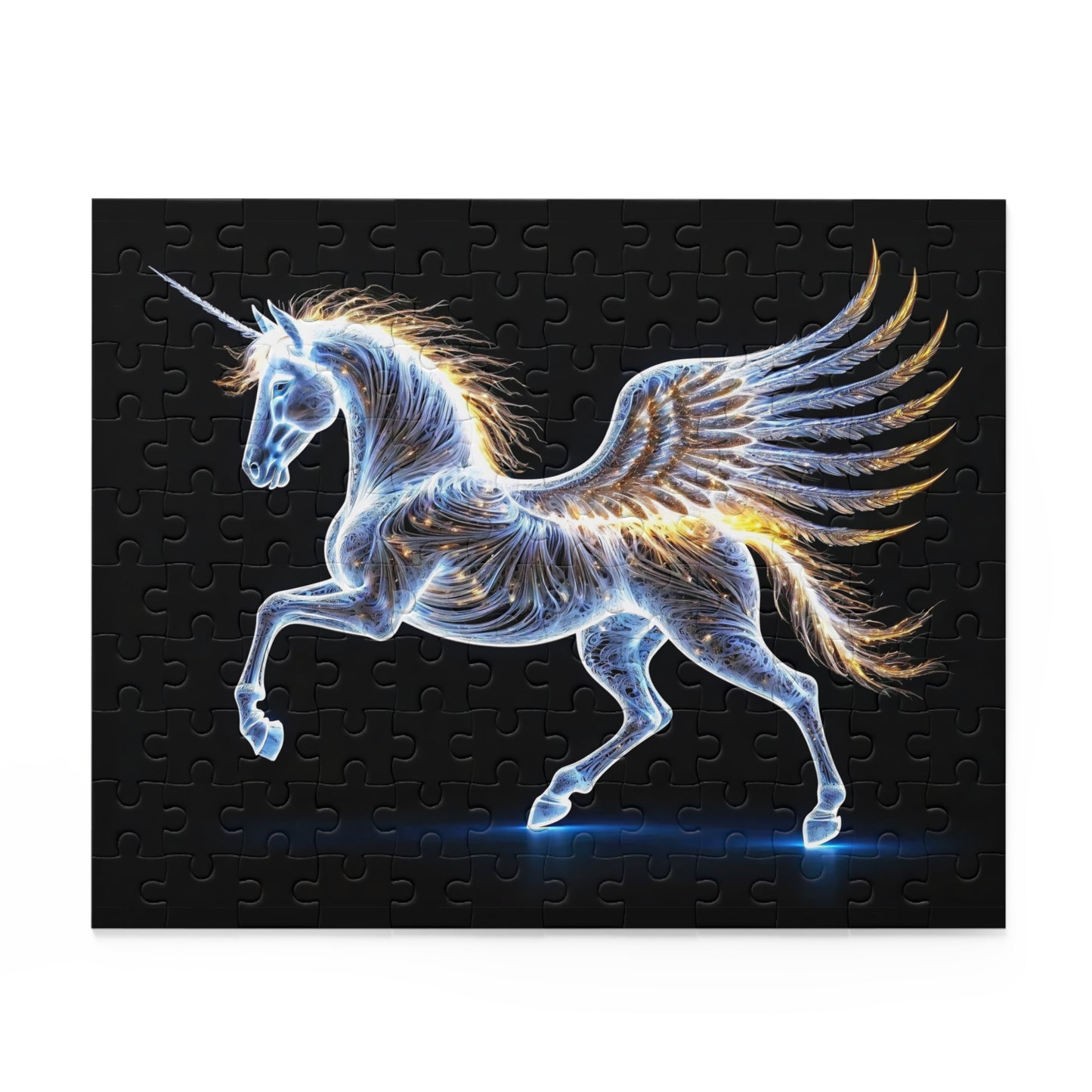 Ethereal Threads Celestial Pegasus Jigsaw Puzzle - Choose Your Challenge (120, 252, 500 Pieces)