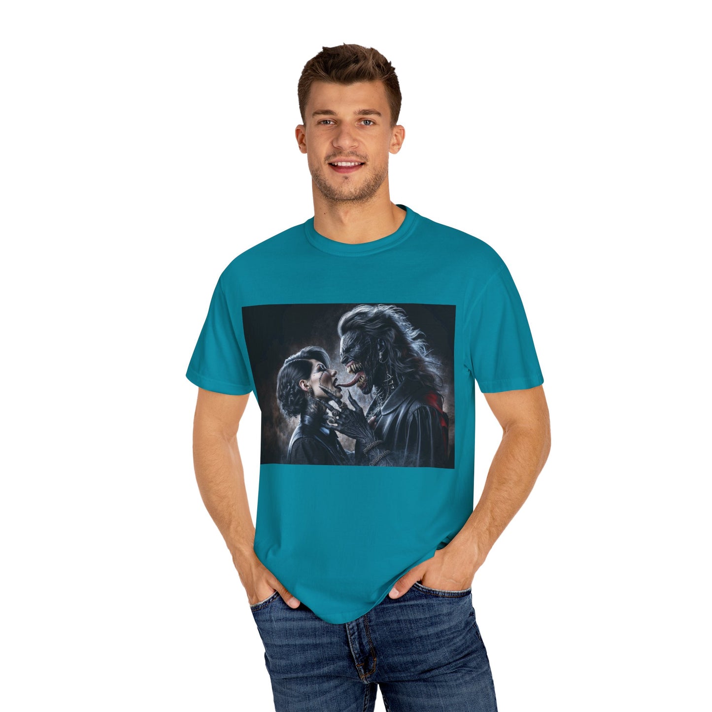 The Demons Kiss Unisex Garment-Dyed T-shirt