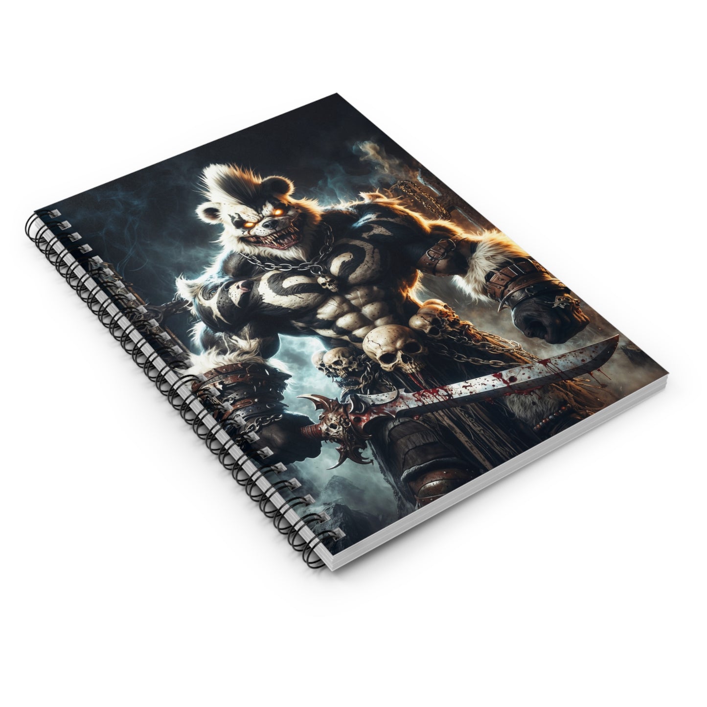 Wrath of Kurofang" Spiral Notebook - Ruled Line Spiral Notebook - Ruled Line