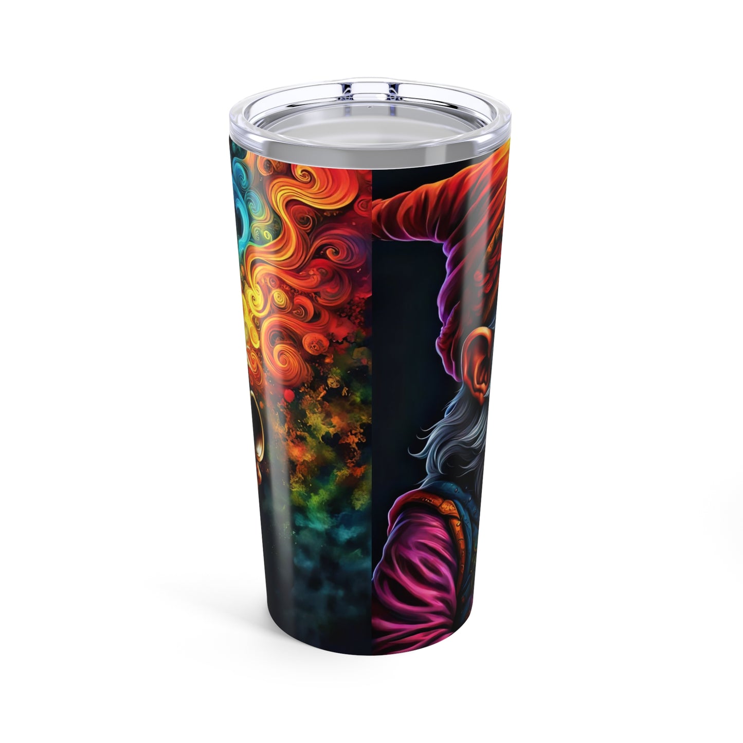 Whispers of Enchantment: The Gnome's Kaleidoscopic Reverie Tumbler 20oz