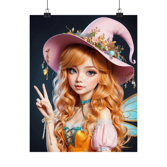 The Peaceful Pixie Matte Vertical Posters