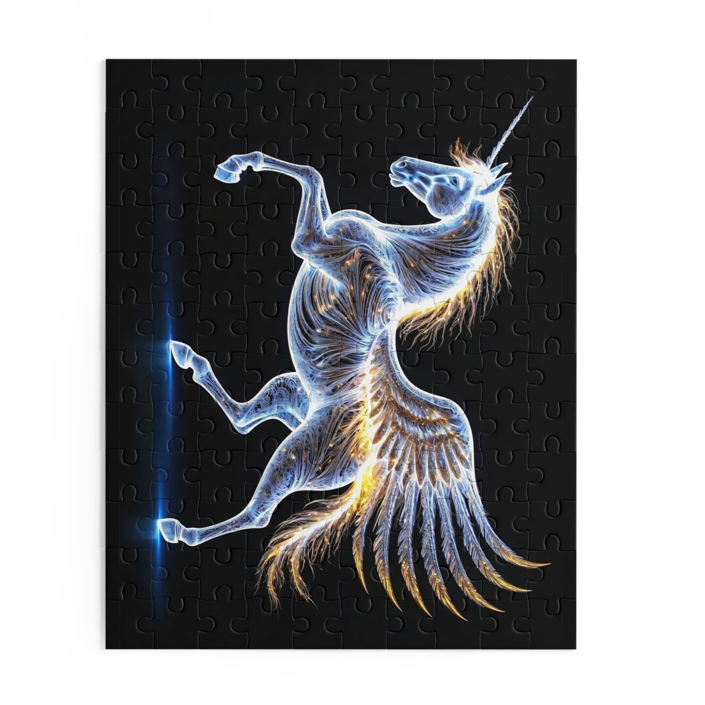 Ethereal Threads Celestial Pegasus Jigsaw Puzzle - Choose Your Challenge (120, 252, 500 Pieces)