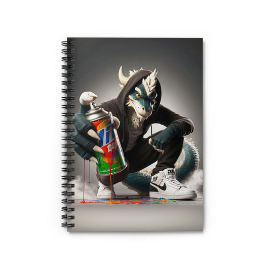 The Dragon's Canvas Spiral Notebook - Ruled Line