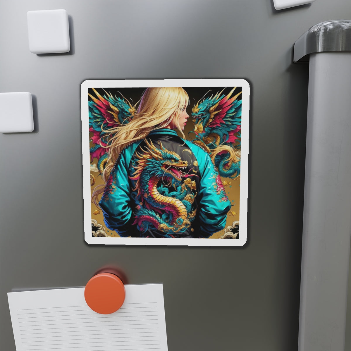 The Dragon's Guardian Die-Cut Magnets